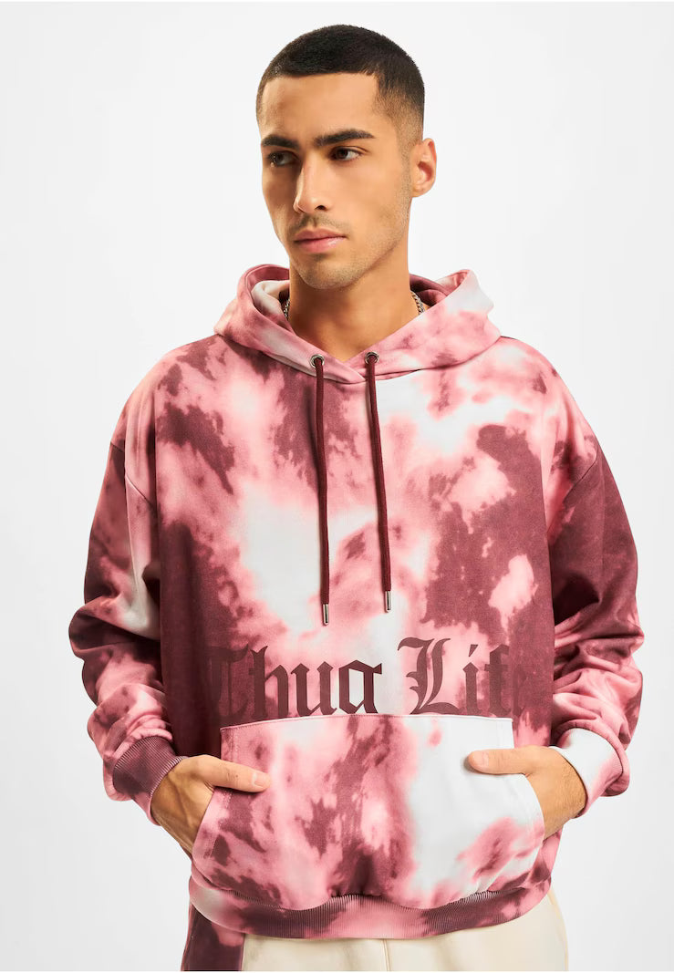 lässiger Thug Life Herren Hoodie Ecru-Weiß