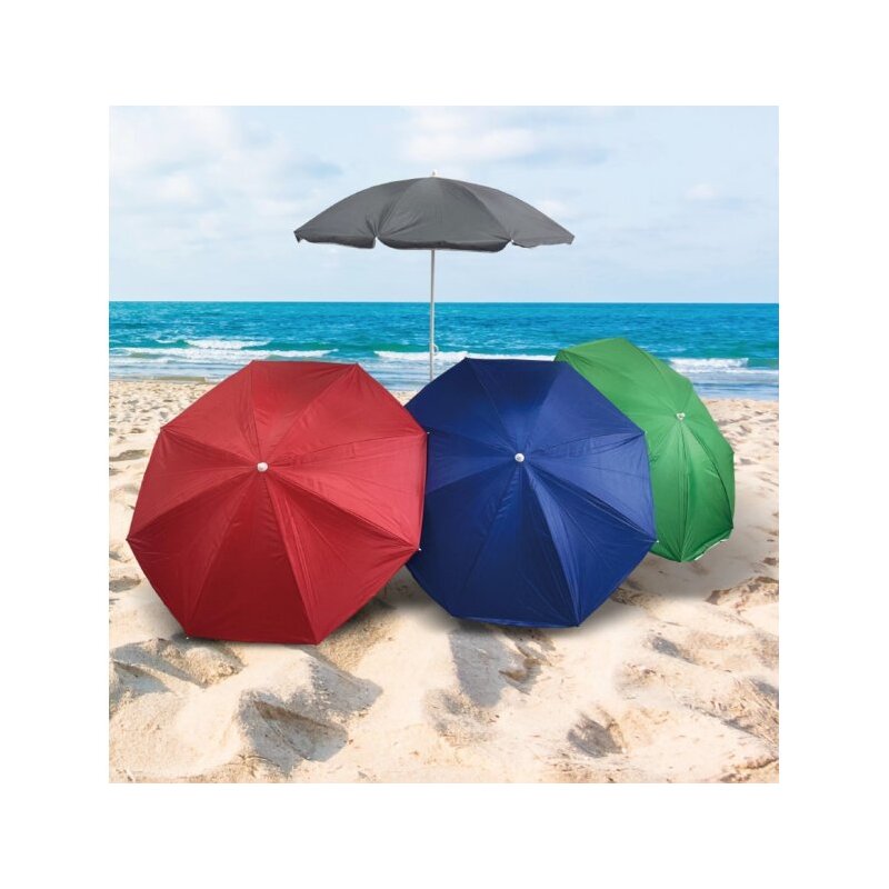 Strandsonnenschirm 140cm Gartenschirm UV Schutz 30+