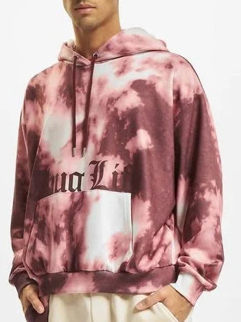 lässiger Thug Life Herren Hoodie Ecru-Weiß